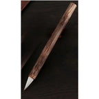 Small Chicken Claw Calligraphy Brush Mixed Hair Short Peak Garlic Head Writing Brush for Regular Official Seal Script Beginner