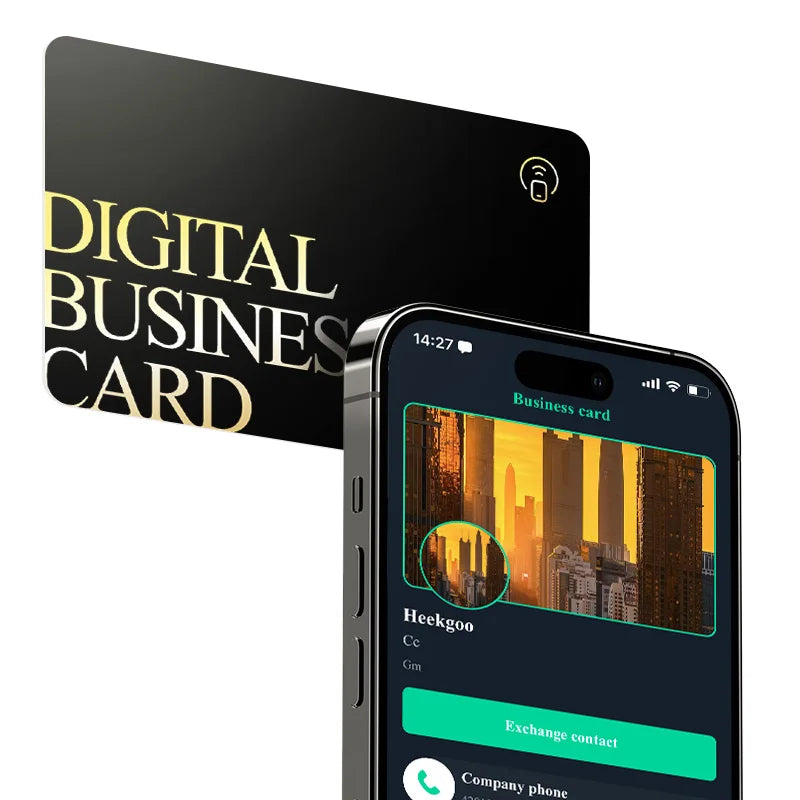 NFC Business Card Fast Reading Smart Name Card Digital Business Card Contactless Business Gift Social Recognition Card