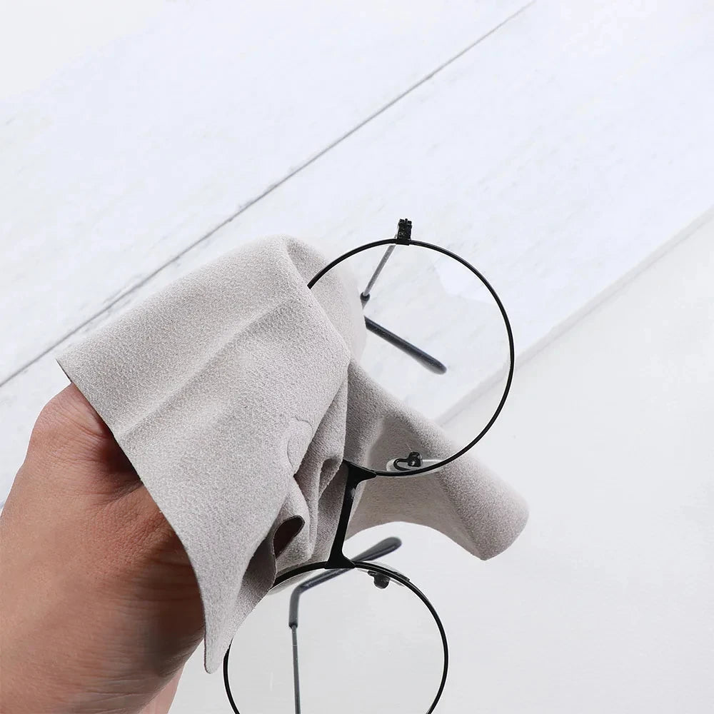 5/10Pcs Suede Glasses Clean Microfiber Glasses Cleaning Cloth For Lens Phone Screen Cleaning Wipe High Quality