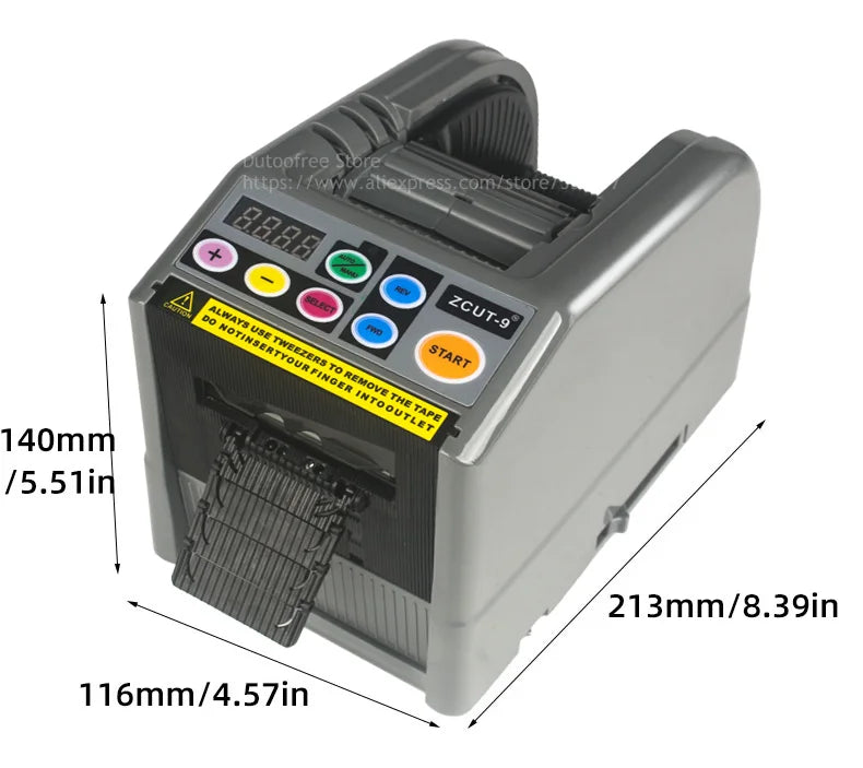 Automatic Tape Dispenser Electric 110V 220V Adhesive Tape Cutting Machine Double Sided Cutter Packing Machine Adhesive Slitting