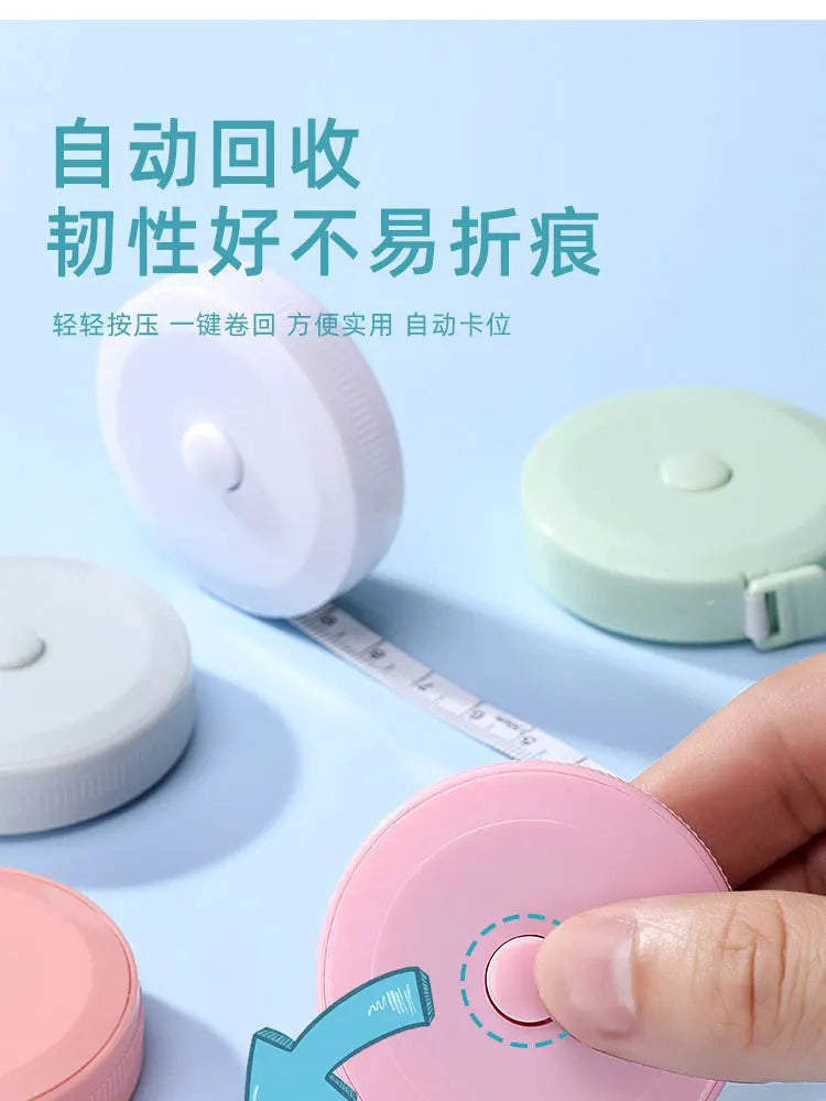 1Pcs 150cm Mini Tape Measure Body Sewing Flexible Ruler for Weight Loss Medical Body DIY Jewelry Making Accessories