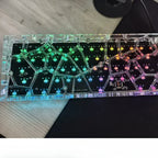 AttackFox Ww60 Hollow Keyboard Case GH60 Hole Transparent for MADCATZ Mad60/AULA Win60 Wooting60 Mechanical Keyboard Shell Gifts