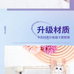 Heavy Duty A5 Card Binder W/ 55mm Large D-Rings 3-Ring Thick Photo Card Album W/ Elastic Band for K-pop Collection