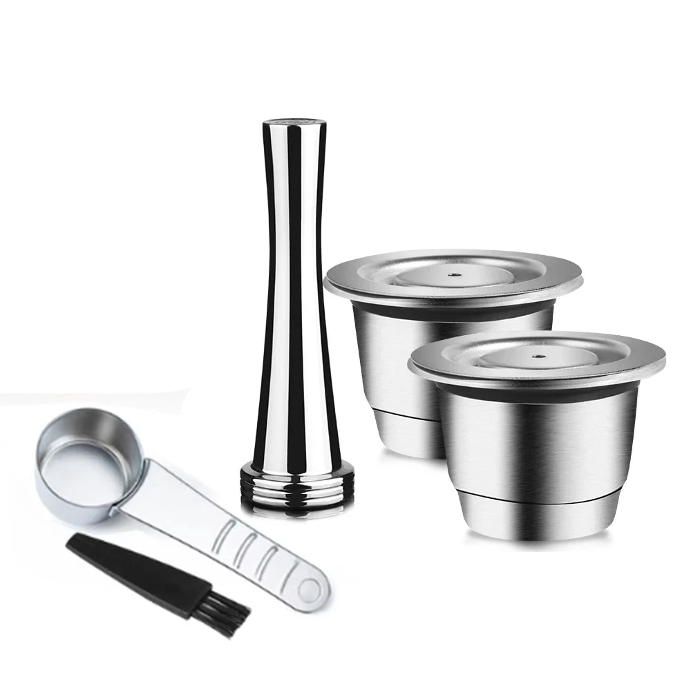 Coffee capsule reusable pods for Nespresso stainless steel coffee filter Espresso Crema pod manufacturer's new upgrade