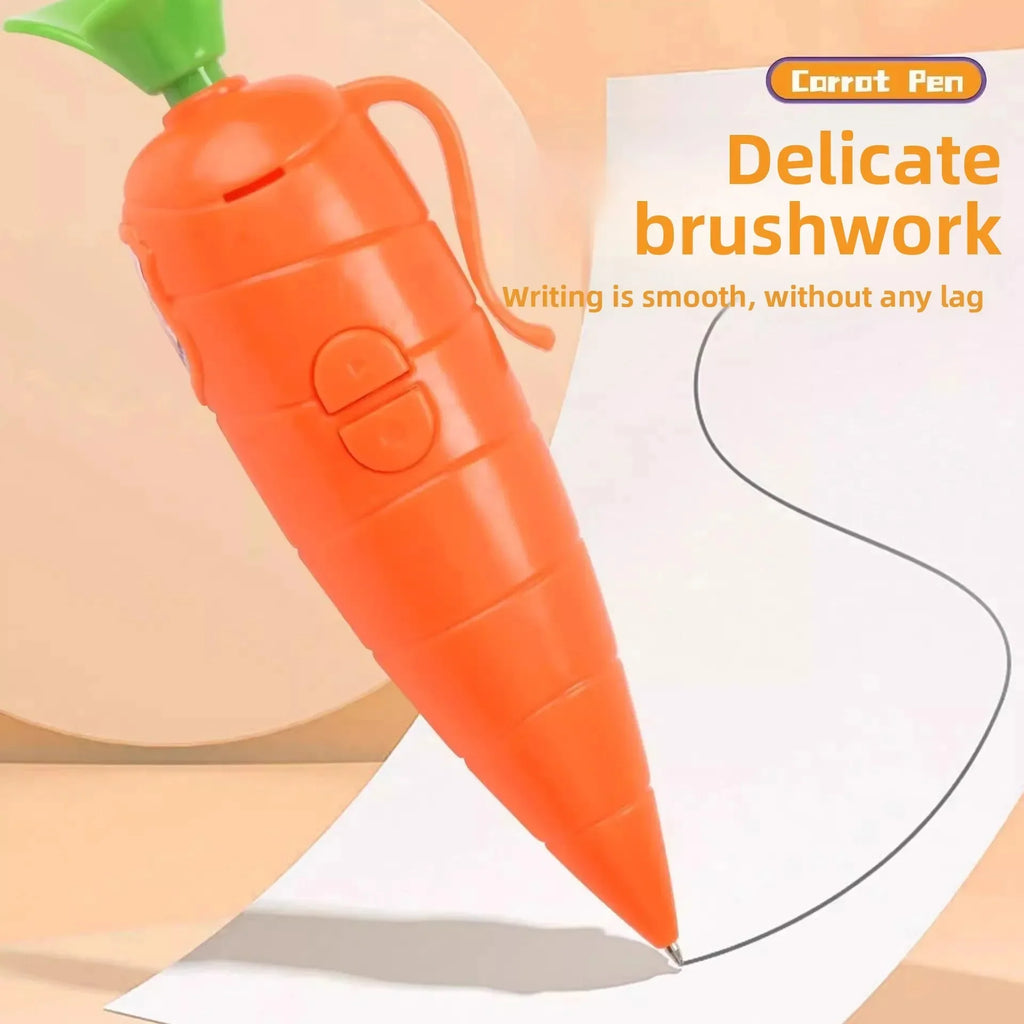 1-10pcs///Zootopia Carrot Voice Recorder Pen Cartoon Kids Ballpoint Pen That Can Be Recorded Creative Multi Functional Pens Gift