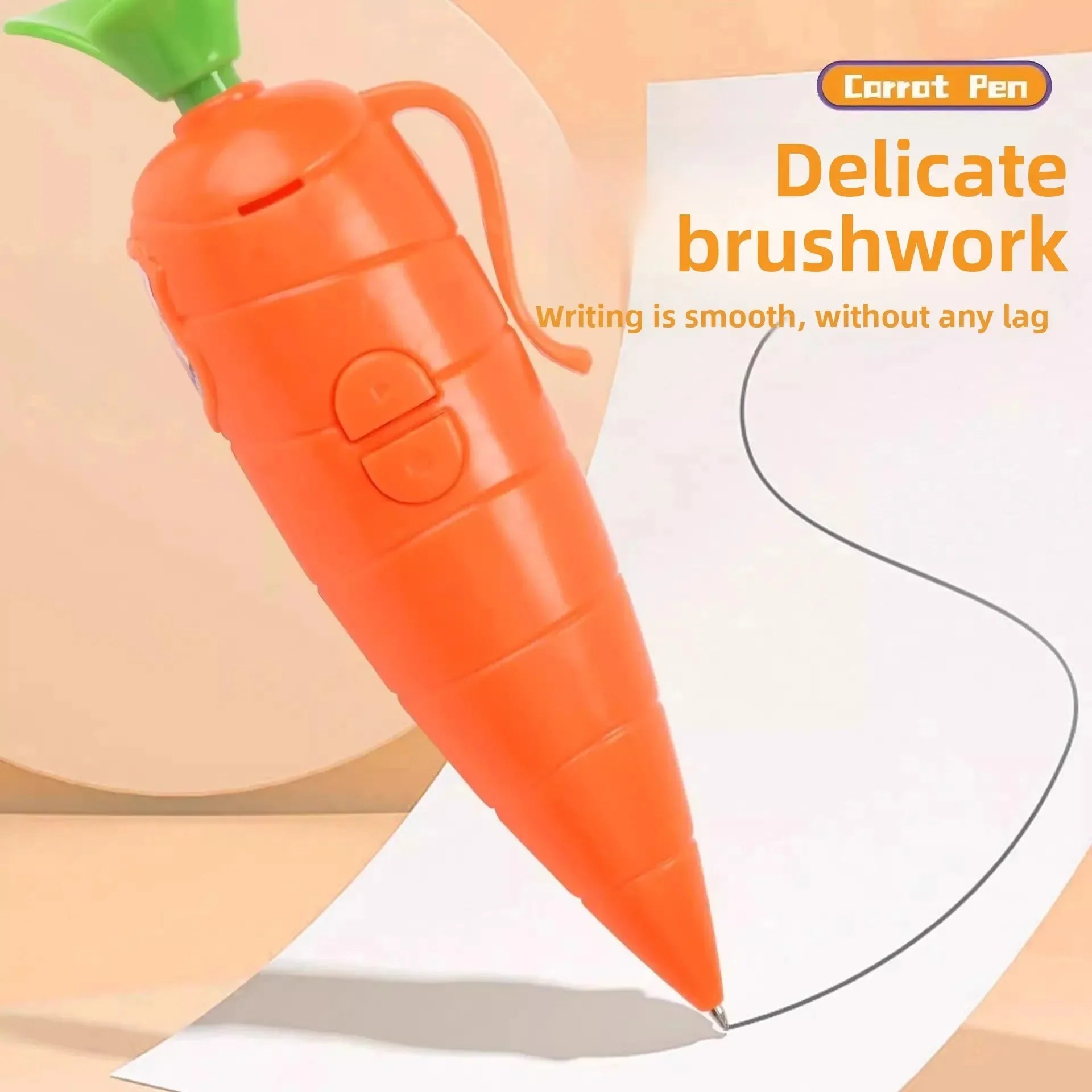 1-10pcs///Zootopia Carrot Voice Recorder Pen Cartoon Kids Ballpoint Pen That Can Be Recorded Creative Multi Functional Pens Gift
