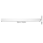 Transparent Plastic Folding Ruler 30Cm Waterproof Flexible Double Sided Scale Measuring Tool for Factory Workshop School Office