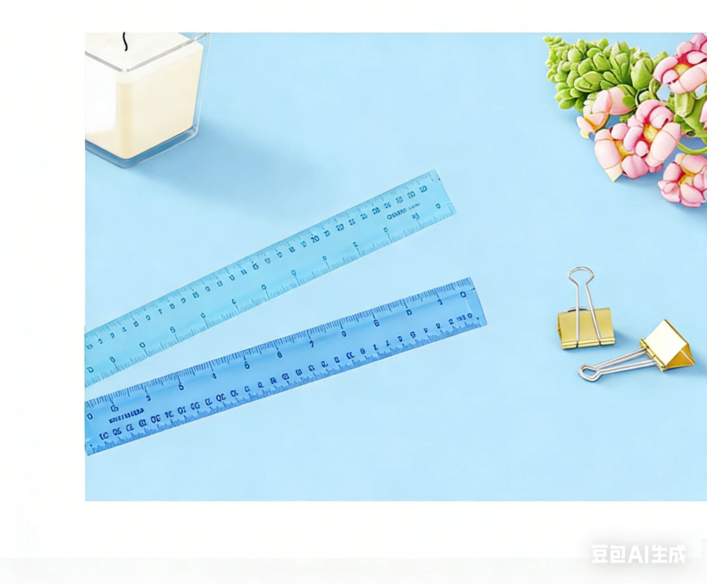 Deli 6209 Flexible Ruler, Bendable 30cm Plastic Straight Ruler, High Toughness Student Office Measuring Tool