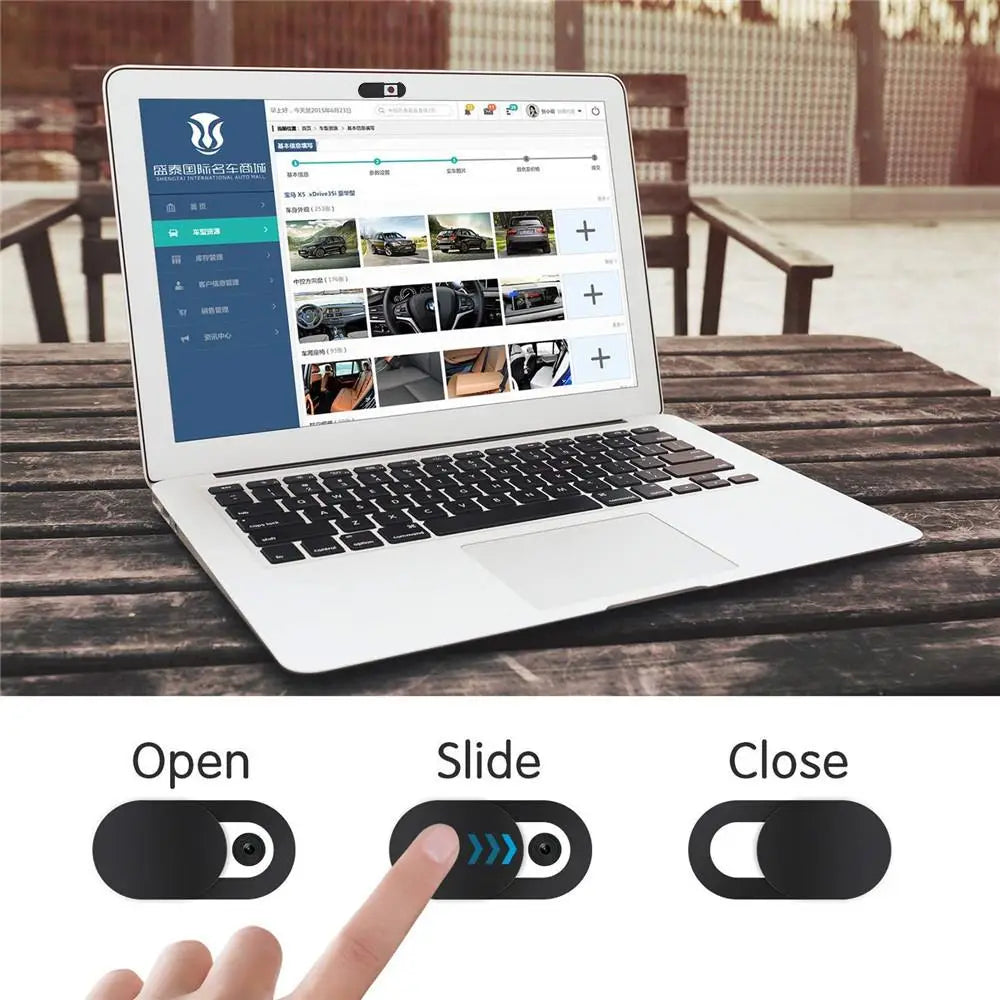 3Pcs/Pack Webcam Cover Slider Shutter Multiple Styles Universal Privacy Security Camera Sticker For Laptop Phone Tablet Computer