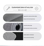 Cotton and Linen Rubber XXL Mouse Pad Gaming MousePad Large Desk Mat Gaming PC Desk Mat Computer Desk Pad Gaming Mouse Pad