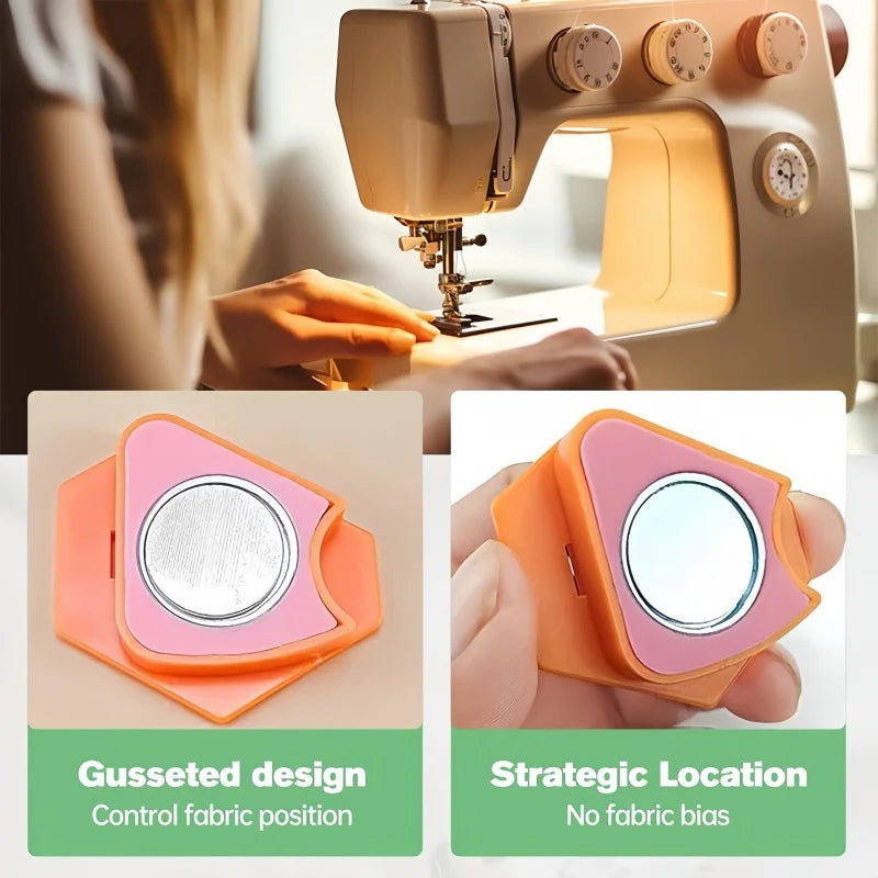 Sewing Magnetic Seam Guide Multifunctional Ruler Hemmer Universal Polygonal Anti-Curling Positioner Sewing Machine Accessories
