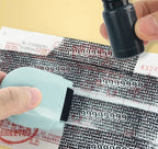 Ceramic Blade Theft Protection Roller Stamp for Privacy Confidential Data Guard Your Security Stamp Roller Privacy Seal Roller