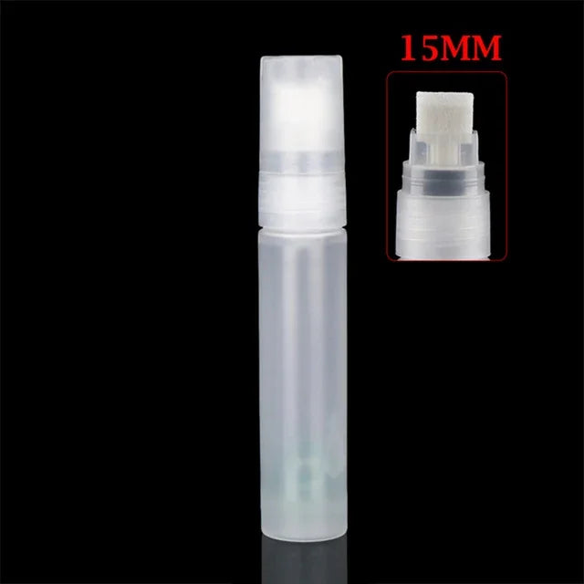High-capacity 15MM 30MM 50MM Plastic Empty Pen Rod Barrels Tube for Graffiti Pens Liquid Chalk Markers Paint Pen Accessories