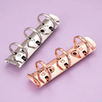 Durable Detachable Metal Spiral Rings Binder Clip High Quality Diary A8 Paper Binder Clips DIY Album Loose Leaf Ring Office