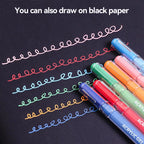 Languo 90 Colors Painting Acrylic Gel Pens Large Capacity Ink Pen for Drawing Diary Diy Coloring Doodling Painting Art Supplies