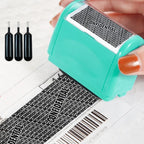 Leakproof Identity Theft Protection Roller Stamp Portable Ink Refill Identity Stamp Roller Hide ID Roller Stamp