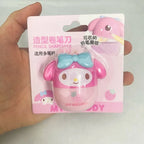 Cute Cartoon Pencil Sharpener Kawaii Skull Bow Design Manual Pencil Sharpener Portable School Office Stationery Women Teen Gift