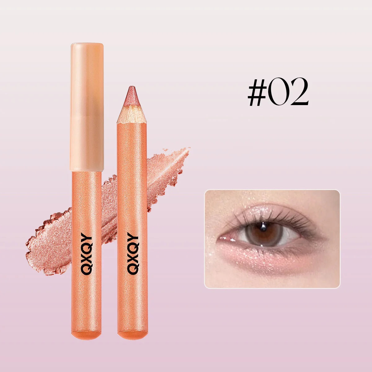 QXQY 3D Under-Eye Highlighter Pen Waterproof Smudge Resistant Long-Lasting Multi-Use Eye Liner Brightening