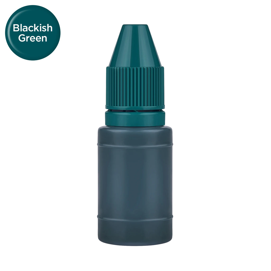 10ml Self-Inking Colorful Ink for Photosensitive Stamp Refilling Ink Red Green Blue Black Orange Rose red Chocolate Coffee White