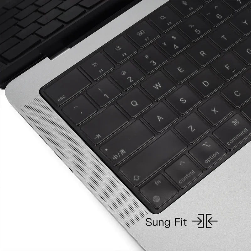 Premium Keyboard Cover For MacBook Air 15 A2941 13.6 A2681 Pro 14 16 inch A2442 A2779 A2918 A2485 A2780 M3 M2 M1 Protector Skin