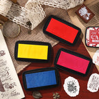 Multicolor Self-Inking Stamp Ink Pad for Planners Art Scrapbooking Student School Supplies Colorful Stationery Accessories