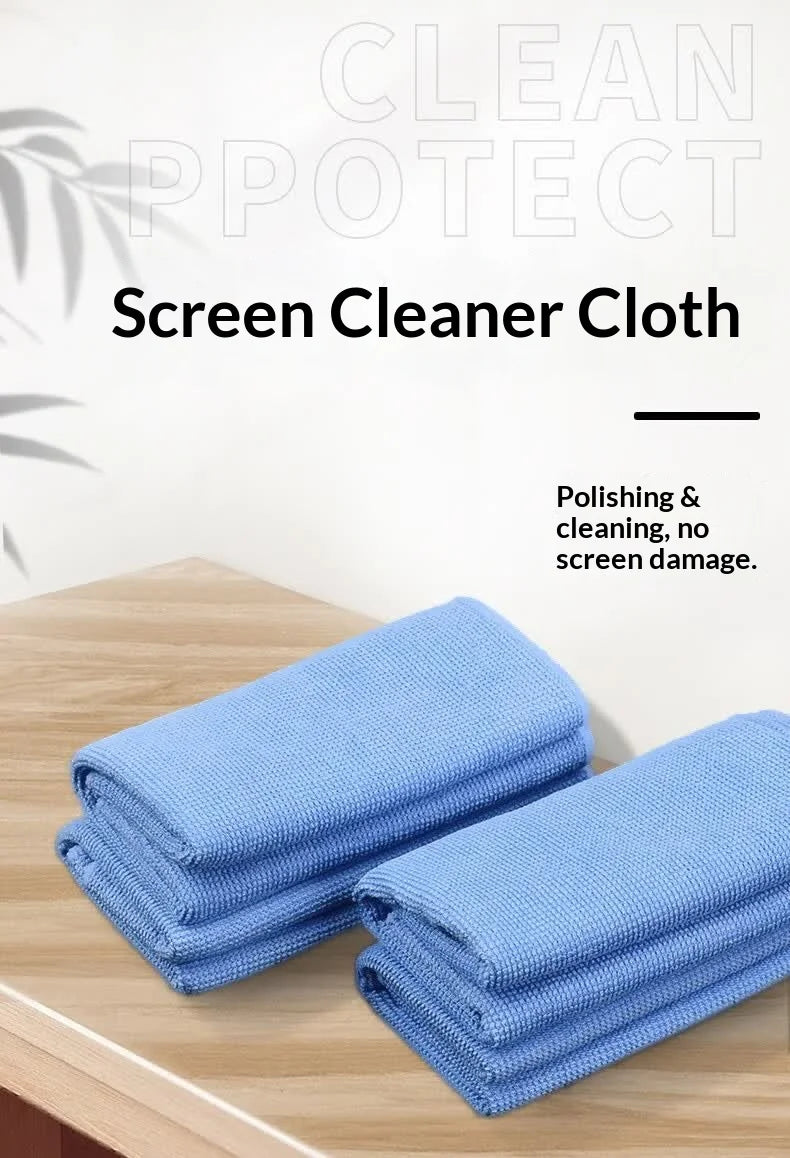 Pearl Screen Cleaning Cloth for Lcd Tv Screens, Microfiber Cleaning Cloth for Glasses, Camera Lens, Mobile Phones, Suitable for Macbook, Laptop, and Monitors, Lint-Free