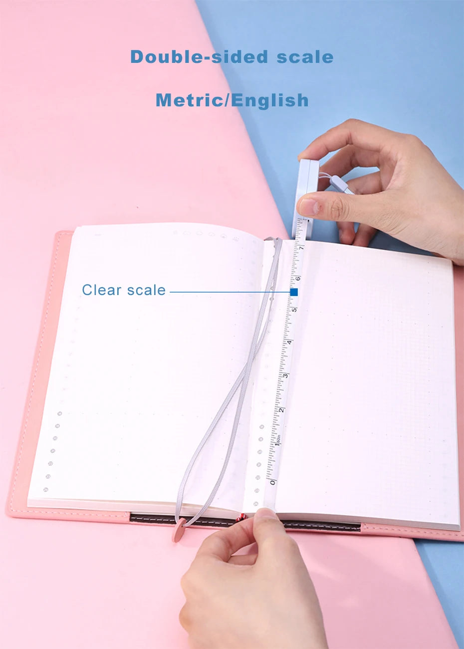 Deli 1.5m 2m Measure Tape Double Scale Body Sewing Flexible Ruler for Kids Aldult Height Waist Measuring Tailor Craft Soft Ruler