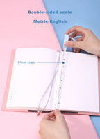 Deli 1.5m 2m Measure Tape Double Scale Body Sewing Flexible Ruler for Kids Aldult Height Waist Measuring Tailor Craft Soft Ruler
