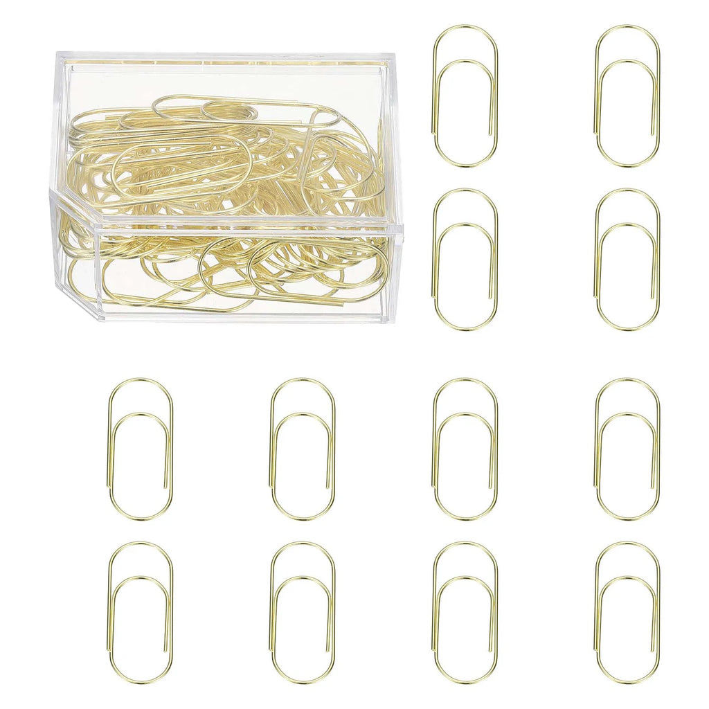 20/50/100Pcs Paper Clip 2inch Non-Skid Metal Paper Clamp Clips Large for Office Supplies Craft Scrapbook Document Note Sorting