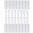 32Pcs Name Tag Blank Name Badges High Density DIY Sublimation Id Badge Pin Backing Office School Use Reusable Custom