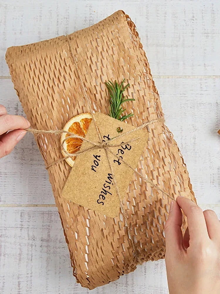 Kraft Paper Tags 100 PCS Kraft Paper Adorable Design Gift Tags Hang Tags Heavy Duty Price Tags Vintage Wedding