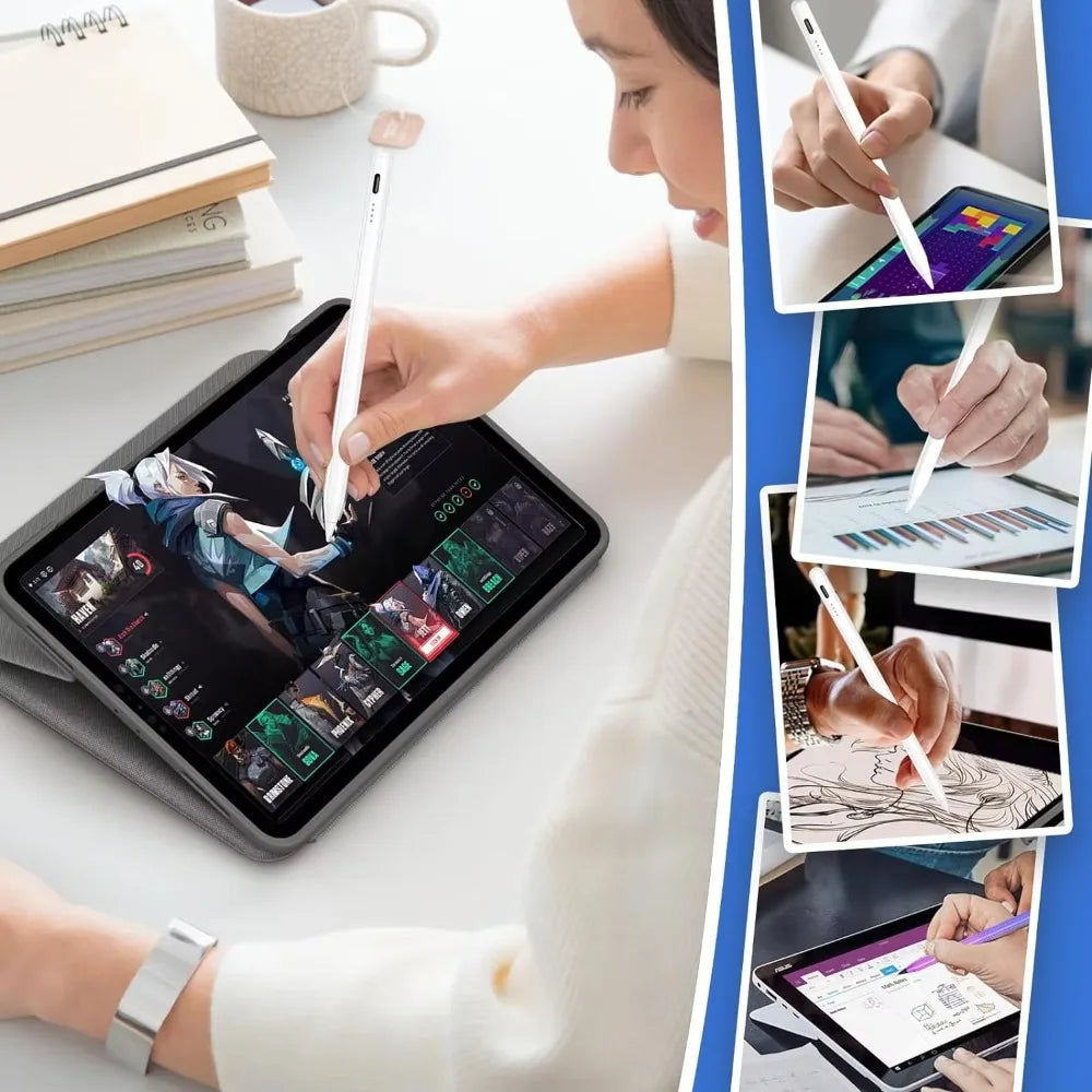 Rechargeable Stylus for Xiaomi Redmi Pad2 Pad 2 SE 8.7 7S 6S 7 6 5 Pro 11'10.61' Active Stylus Pen No Need Bluetooth Connection