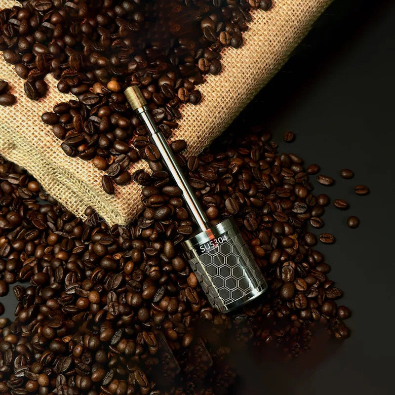 Portable Press Release Coffee Tea Mixer Reusable Bar Tool for Restaurants Kitchens Bars Travel Stirrer
