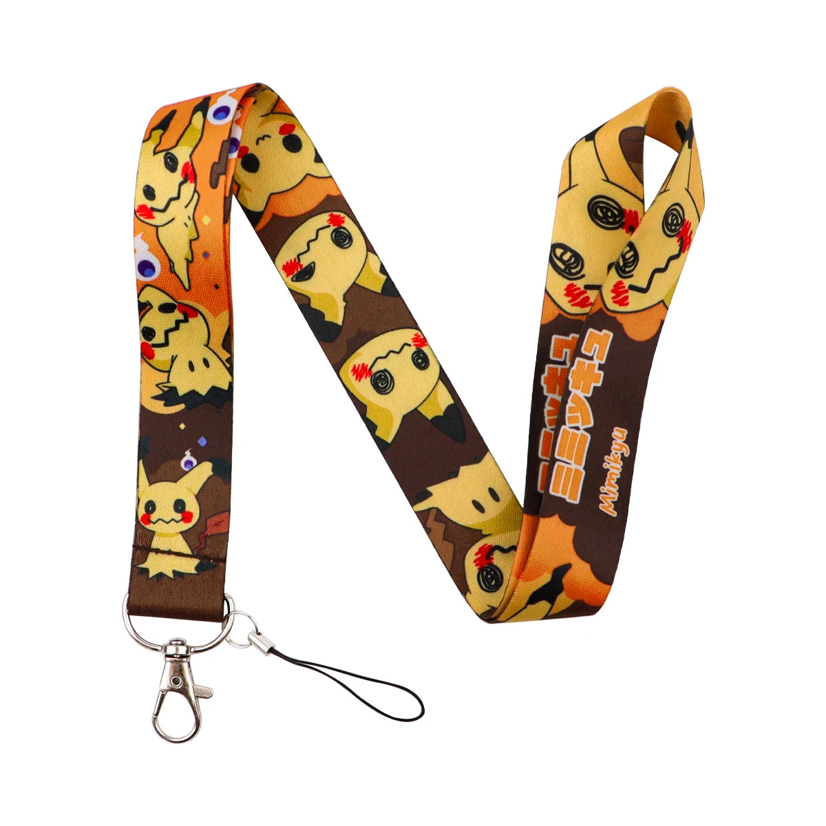 Cute Anime Monster Lanyard Card Holder Colorful Neck Strap for Key ID Card Phone Straps Badge Holder Key Ring Accessories Gifts