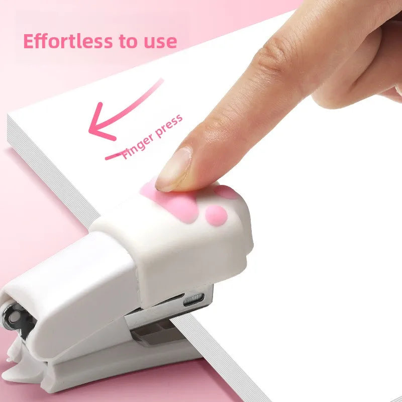 Creative Portable Mini Stapler Set Cute Small Stapler For Students Office Use Handheld Binding Machine With Accessories
