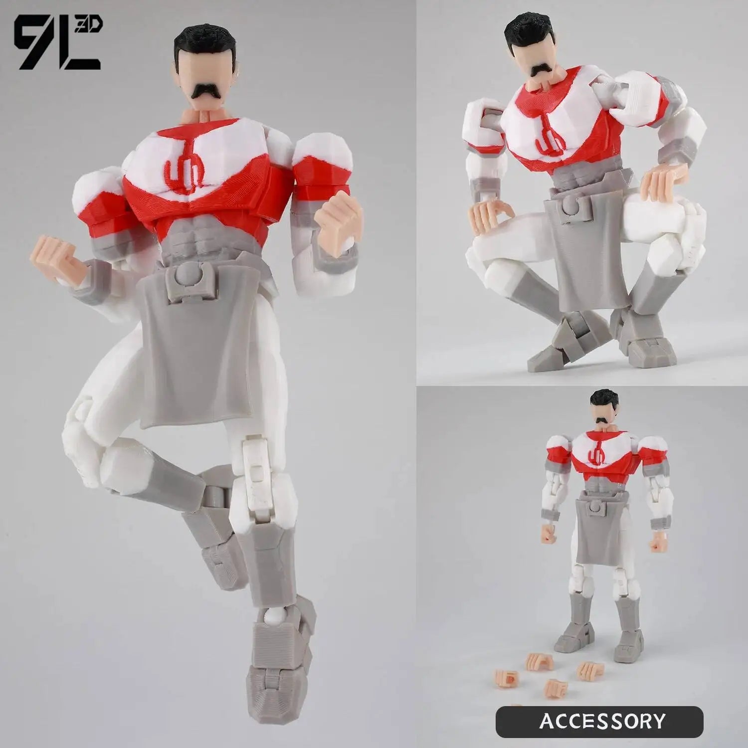 9L3D Printe Dummy13 T13 Unbeatable Mark Grayson Bulletproof Mark Grayson Action Figure Anime Collectible Model Toy For Kids Gift