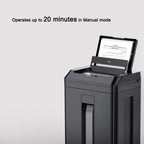 Broyeur De Papier P-5 200 Sheets Waste Paper Shredder P5 Normal Size 2*10mm Auto Feed Electricity Powered Comet Z-500 Office 22L