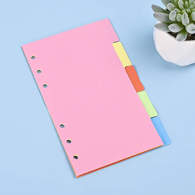 A6 A5 Loose Leaf Notebook Refill Spiral Binder Inner Page Line Dot Grid Inside Paper Stationery