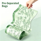 35pcs Trash Bag 4Gallon/15L for Bathroom 47*50cm