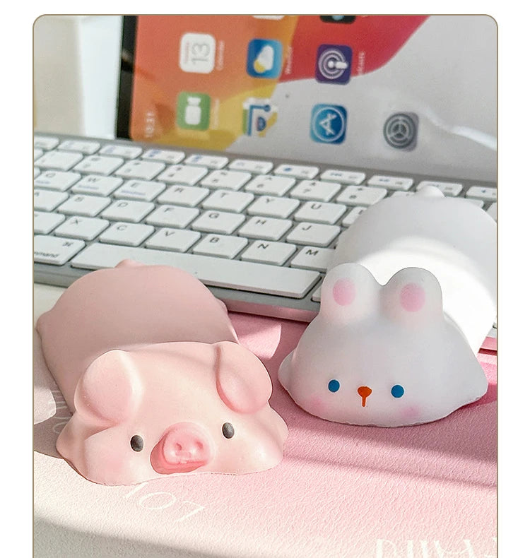 New Cute Animal Wrist Rest Support For Mouse Pad Computer Laptop Arm Rest For Desk Mouse Pad Wrist Rest Cat Dog Duck Panda Toys