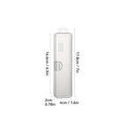 Portable Transparent Tableware Box Travel Flatware Storage Box With Flip Cover Dustproof Chopsticks Forks Spoon Cutlery Case