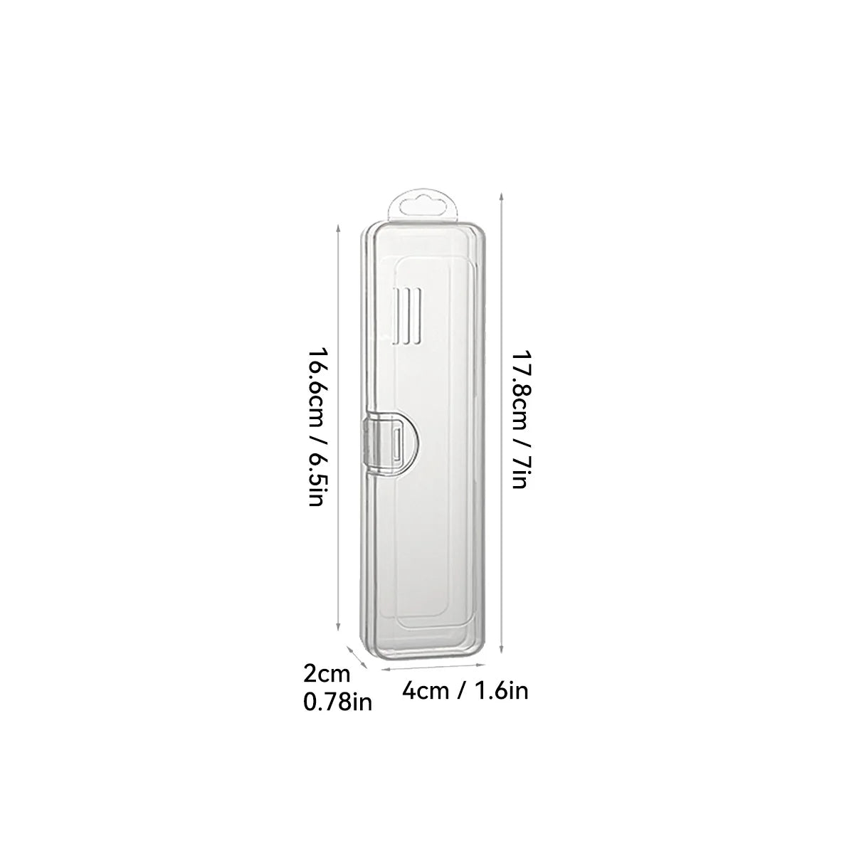 Portable Transparent Tableware Box Travel Flatware Storage Box With Flip Cover Dustproof Chopsticks Forks Spoon Cutlery Case