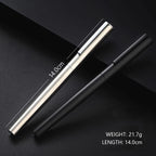 High Quality 0.38mm Extra Fine Nib Fountain Pen Stainless Steel Extremely Black Metal Business Office Writing Calligraphy Pens