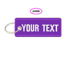 Personalized Name Customization Embroidery Patches, Car, Motorcycle, Backpack, Door Lock, Key-Chain Tag