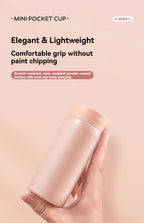 200ML/300ML Mini Insulated Cup Stainless Steel Pocket Cup Car Vacuum Flasks Coffee Cup Portable Leak-proof Thermal Water Bottle