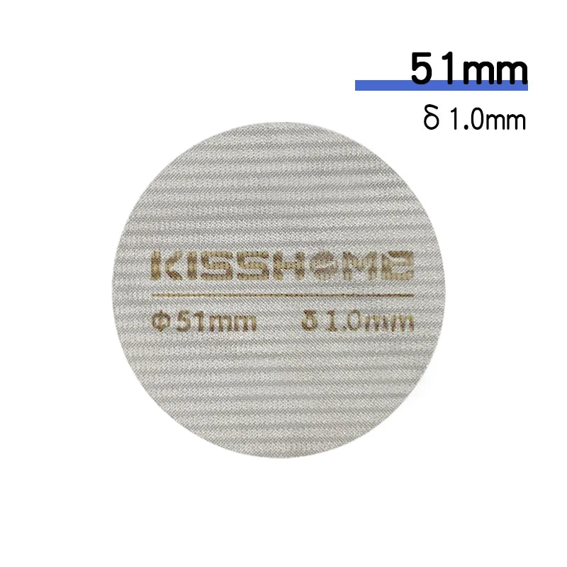 Coffee Puck Screen Fit 51mm 53.5mm 58.5mm Reusable Ground Filter Mesh Heat Resistant Metal For Espresso Accessories Barista Tool