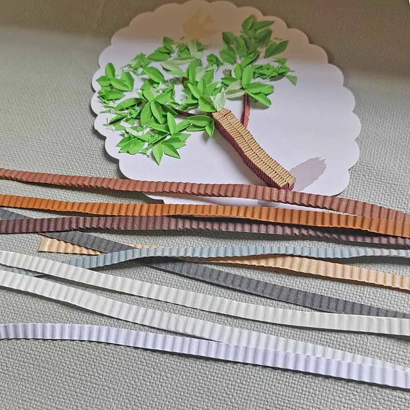 2 Packs 120 Quilling Paper Strips X2 White 53cm Long 5mm Wide Origami Handmade DIY Art Craft Paper