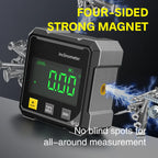 4-Side Magnetic Digital Angle Gauge With Laser Electronic Protractor Horizontometer Inclinometer Angle Ruler Slope Measuring