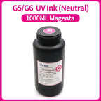 1000ML LED Curable UV Ink For Ricoh G5 G6 Gen3 Gen4 Gen4L Gen5 Gen5i Gen5S Gen6 G3 G4 G5i Printhead Hard Soft Neutral UV Ink