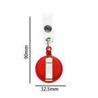 Retractable Steel Cord Pull Reel Keychains Spring Buckle Clasp Wire Rope Key Ring Recoil ID Card Holder Key Chain Multiple Tools